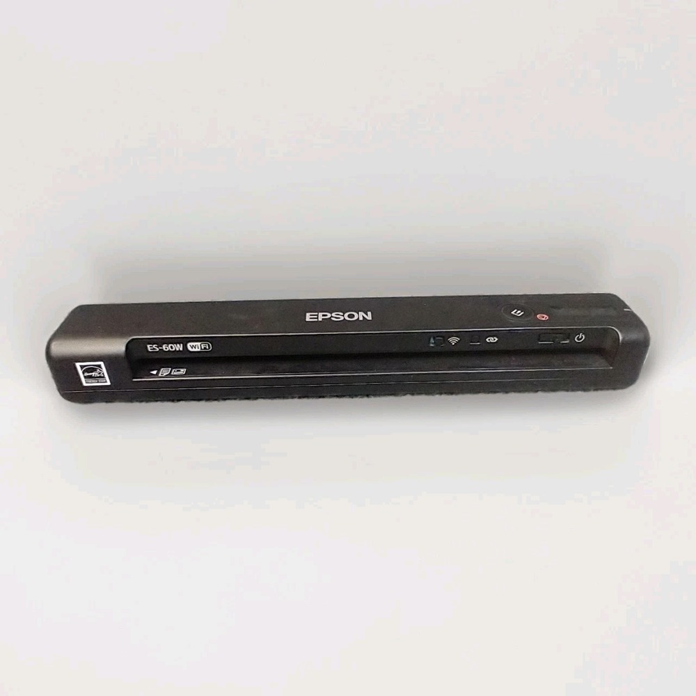 Epson WorkForce ES-60W Wireless Portable Color Document Scanner Black works